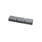 Pavés Péplum en pierre reconstituées couleur anthracite 12 x 16 x 6cm