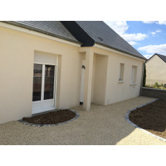 Gravier décoratif beige 6/10 calcaire