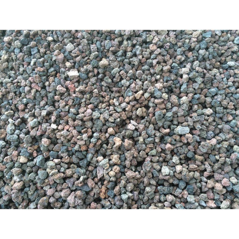 Pouzzolane 7/15 pour paillage de massif