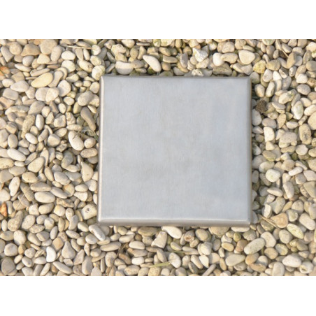 Plot de marquage inox brossé pour Nidagravel