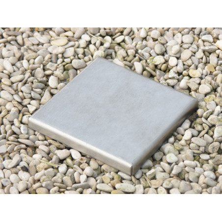 Plot de marquage inox brossé pour Nidagravel