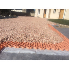 Nidagravel stabilisateur de graviers 2,9 cm Couleur Beige 0,80m x 1,20m