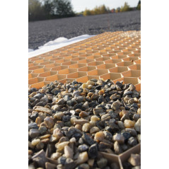 Nidagravel stabilisateur de graviers 2,9 cm couleur beige 