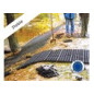 Dalle NGO40 pour gravier ou gazon 50 x 50 Noir