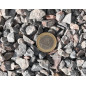 Gravier décoratif gris rosé 6/10 concassé