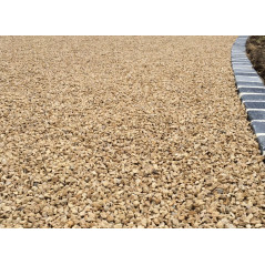 Gravier décoratif beige 6/10 calcaire