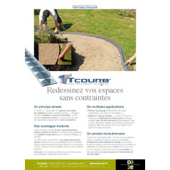 Voliges PVC gris anthracite  H : 4 cm / L : 2,5 mètre (10,80 €/m)