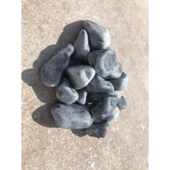 Galet de marbre décoration gris 20/40