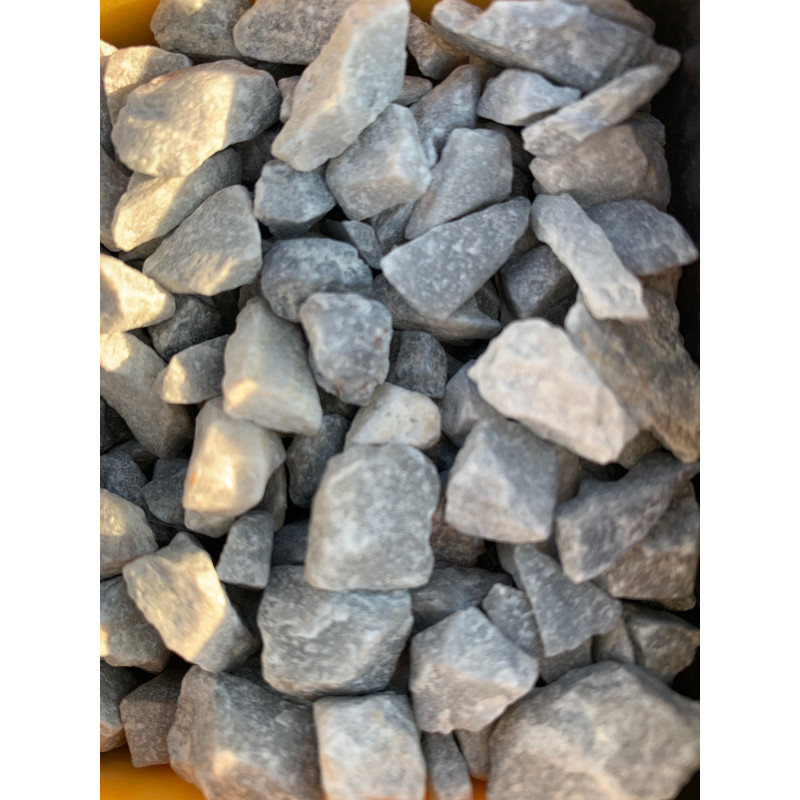 Gravier décoratif gris/blanc grès 6/10 Gravier décoratif gris/blanc grès 6/10