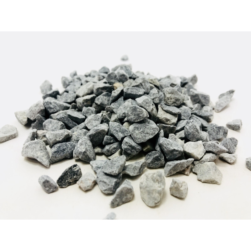 Gravier décoratif gris 6/10 concassé