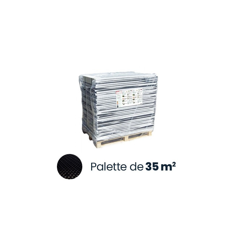 Palette de Stabilisateur de graviers Noir 2,9 cm (35,52m2)