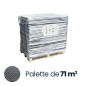 Palette de Stabilisateur de graviers Gris 2,9 cm (71,04m2)