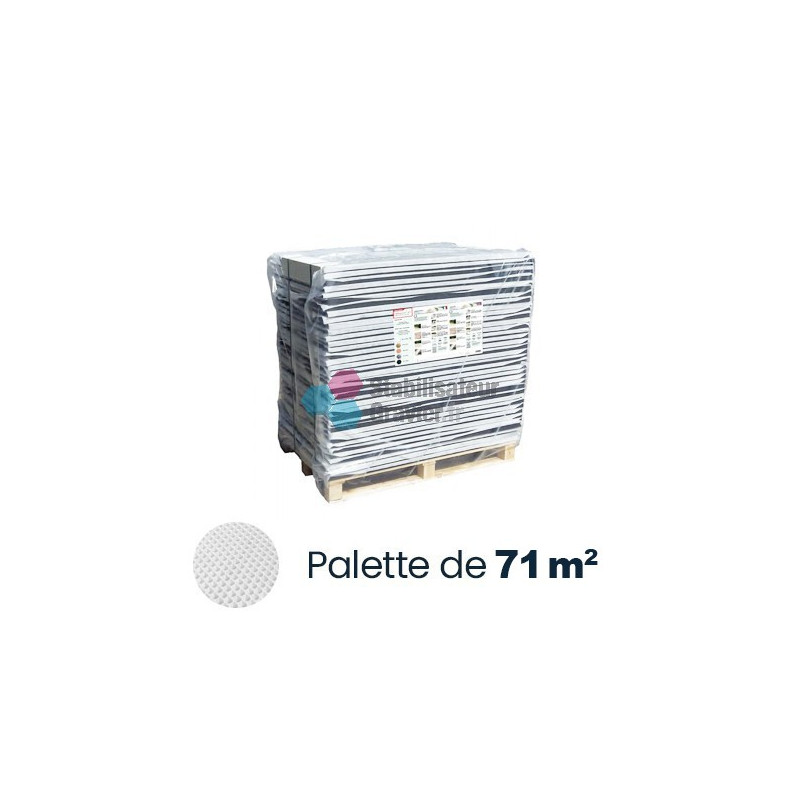 Palette de Stabilisateur de graviers Blanc 2,9 cm (71,04m2)